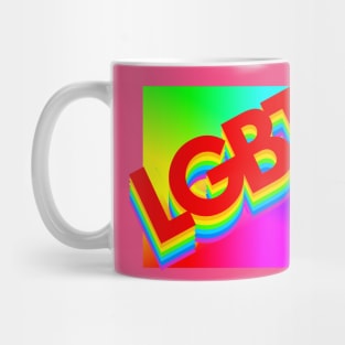 LGBT Rainbow Logo Mug